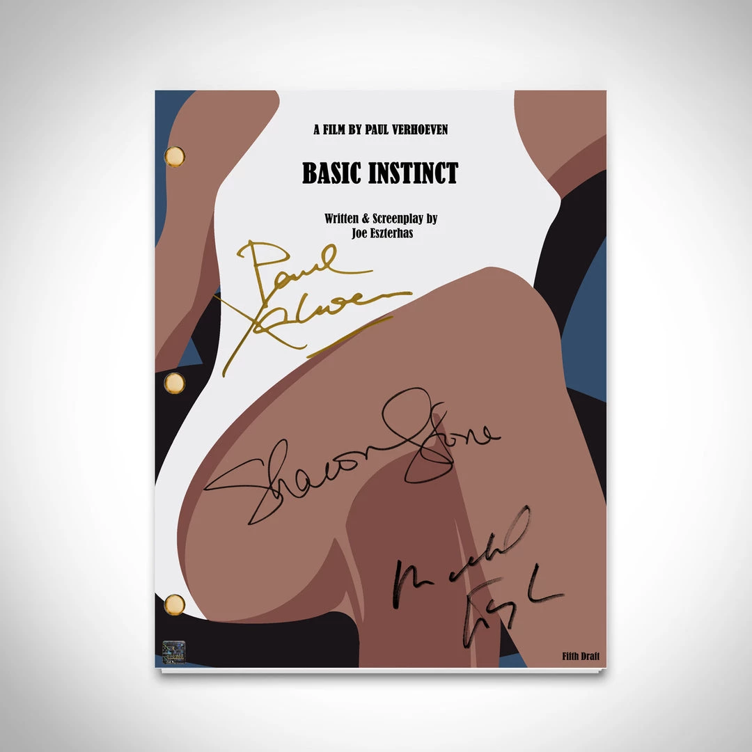 RARE-T Limited Edition Frames Basic Instinct Script Limited Signature Edition Studio Licensed Custom Frame 4 RARE-T Limited Edition Frames Basic Instinct Script Limited Signature Edition Studio Licensed Custom Frame