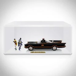 RARE-T Die-Cast Vehicles DC Comics - Batman Classic Tv Series Batmobile With Batman & Robin Die-Cast Limited Edition Custom Display