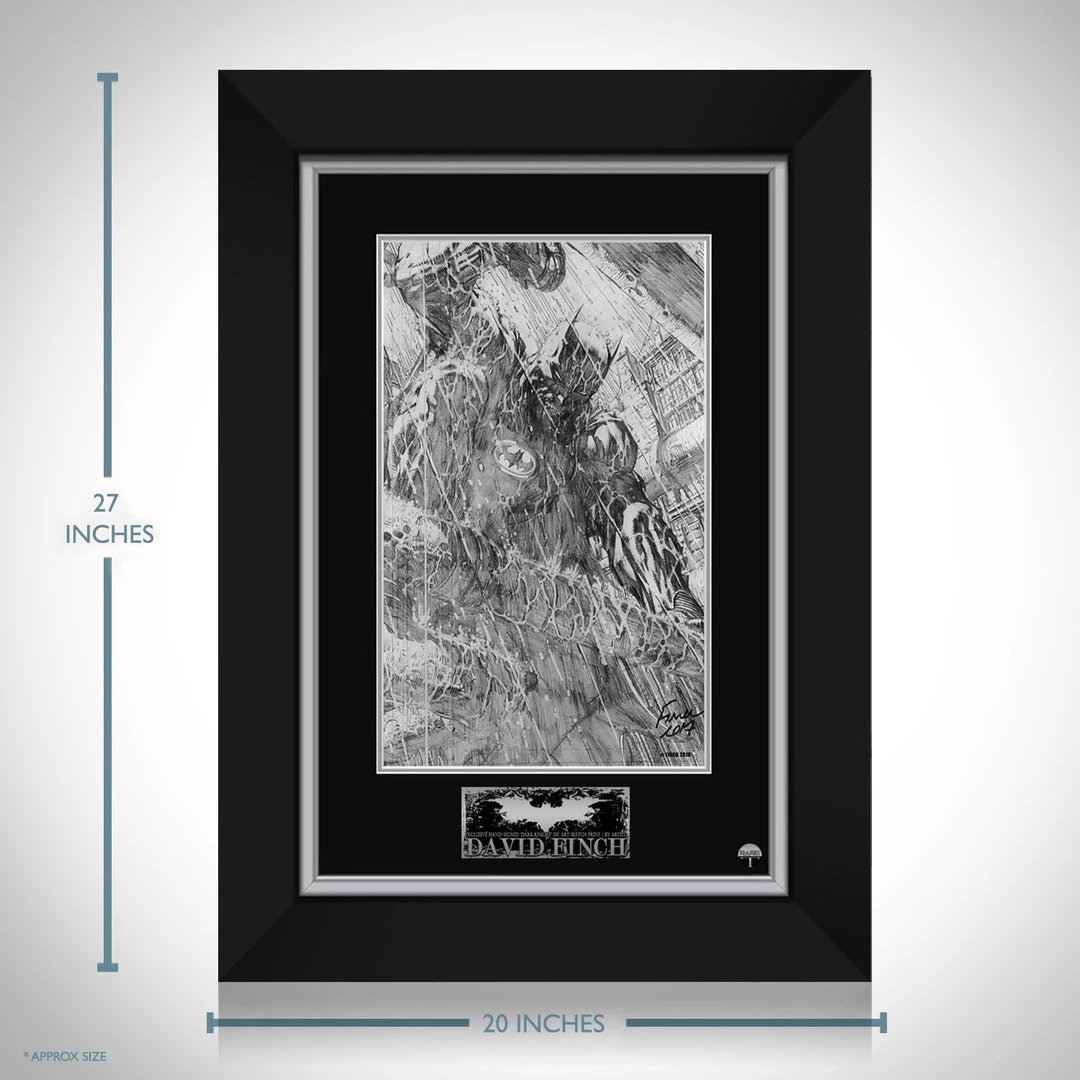 VAULT COLLECTIBLES Signed Memorabilia Batman 'Sketch' Hand-Signed Artwork Print By Artist David Finch Custom Frame 3 VAULT COLLECTIBLES Signed Memorabilia Batman 'Sketch' Hand-Signed Artwork Print By Artist David Finch Custom Frame