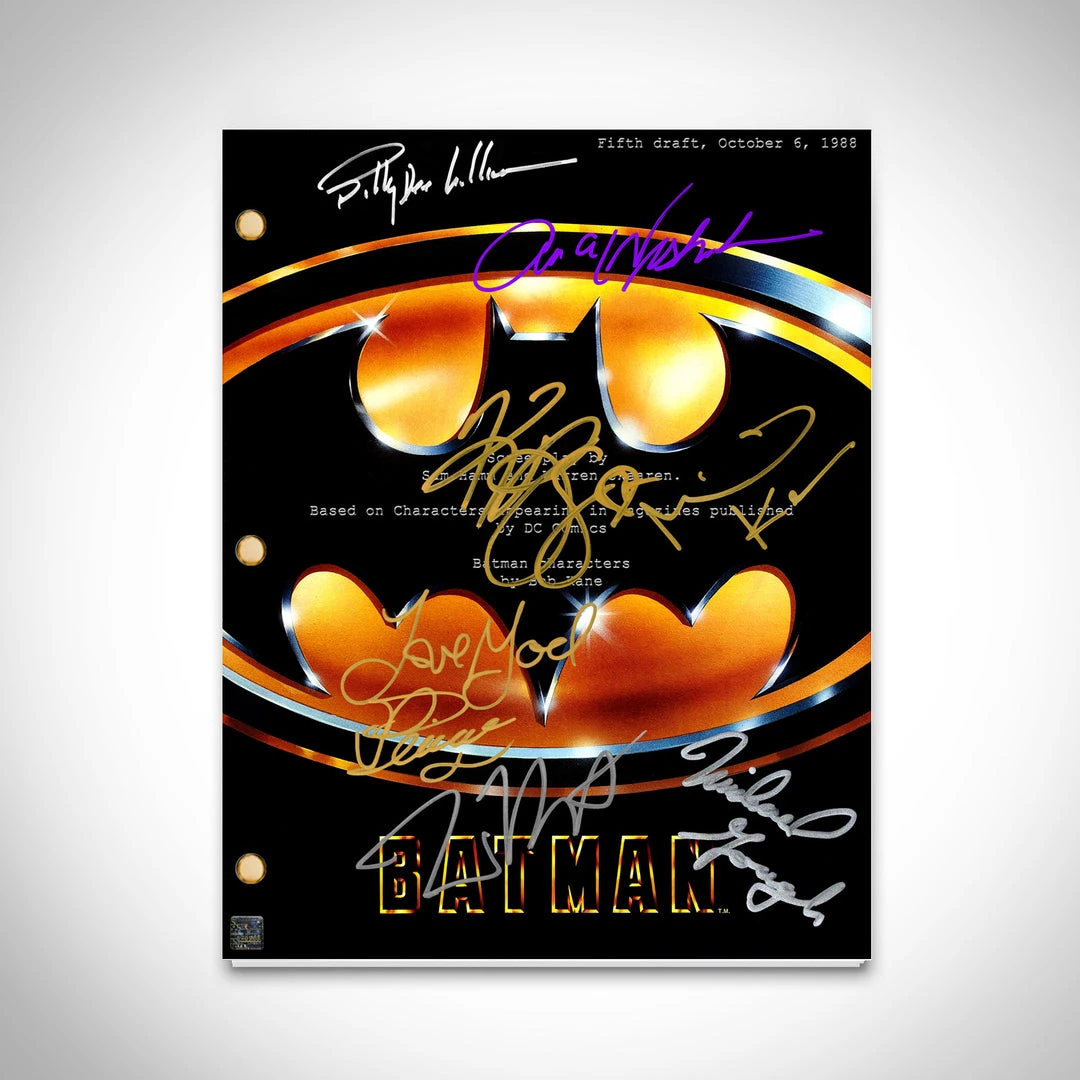 RARE-T Limited Edition Frames Batman 1989 Script Limited Signature Edition Studio Licensed Custom Frame 2 RARE-T Limited Edition Frames Batman 1989 Script Limited Signature Edition Studio Licensed Custom Frame