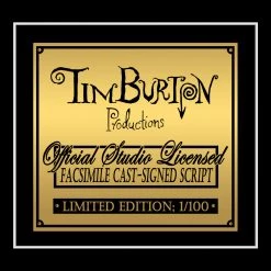 RARE-T Limited Edition Frames Batman 1989 Script Limited Signature Edition Studio Licensed Custom Frame 20 RARE-T Limited Edition Frames Batman 1989 Script Limited Signature Edition Studio Licensed Custom Frame