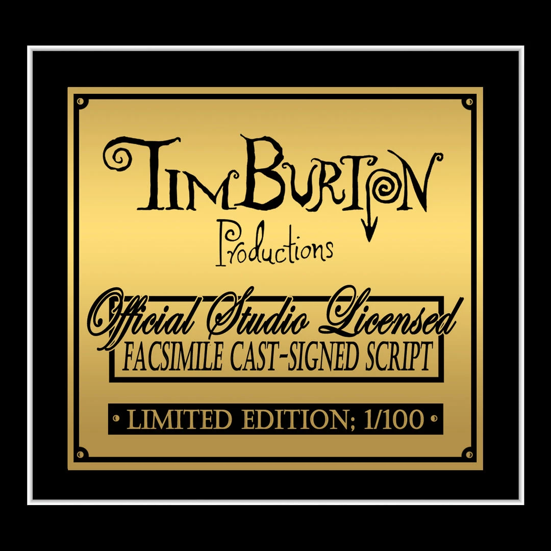 RARE-T Limited Edition Frames Batman 1989 Script Limited Signature Edition Studio Licensed Custom Frame 9 RARE-T Limited Edition Frames Batman 1989 Script Limited Signature Edition Studio Licensed Custom Frame