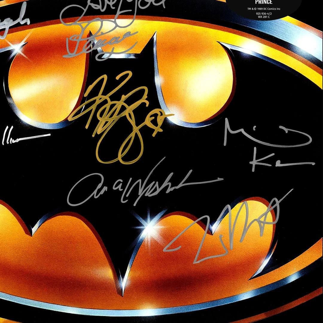 RARE-T Batman 1989 - Soundtrack Album LP Cover Limited Signature Edition Studio Licensed Custom Frame Limited Edition Frames 5 RARE-T Batman 1989 - Soundtrack Album LP Cover Limited Signature Edition Studio Licensed Custom Frame Limited Edition Frames