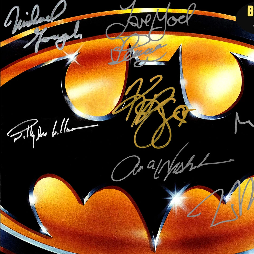 RARE-T Batman 1989 - Soundtrack Album LP Cover Limited Signature Edition Studio Licensed Custom Frame Limited Edition Frames 4 RARE-T Batman 1989 - Soundtrack Album LP Cover Limited Signature Edition Studio Licensed Custom Frame Limited Edition Frames