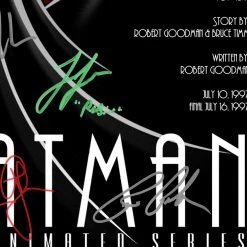 RARE-T Limited Edition Frames Batman The Animated Series Script Limited Signature Edition Studio Licensed Custom Frame