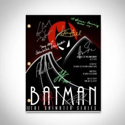 RARE-T Limited Edition Frames Batman The Animated Series Script Limited Signature Edition Studio Licensed Custom Frame