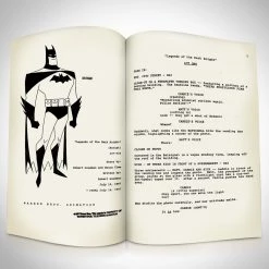 RARE-T Limited Edition Frames Batman The Animated Series Script Limited Signature Edition Studio Licensed Custom Frame