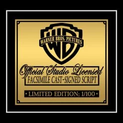 RARE-T Limited Edition Frames Batman The Animated Series Script Limited Signature Edition Studio Licensed Custom Frame