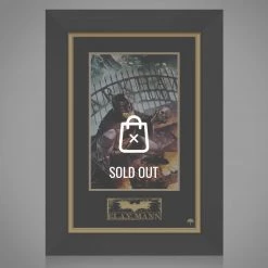 VAULT COLLECTIBLES Batman 'Arkham' Hand-Signed Artwork Print By Artist Clay Mann Custom Frame Signed Memorabilia