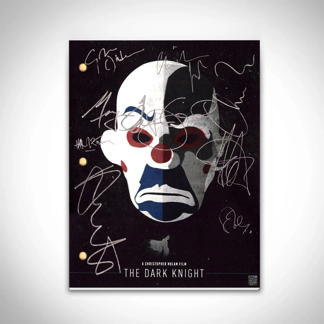 RARE-T The Dark Knight Movie Script Limited Signature Edition Studio Licensed Custom Frame Limited Edition Frames 2 RARE-T The Dark Knight Movie Script Limited Signature Edition Studio Licensed Custom Frame Limited Edition Frames