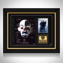 RARE-T The Dark Knight Movie Script Limited Signature Edition Studio Licensed Custom Frame Limited Edition Frames
