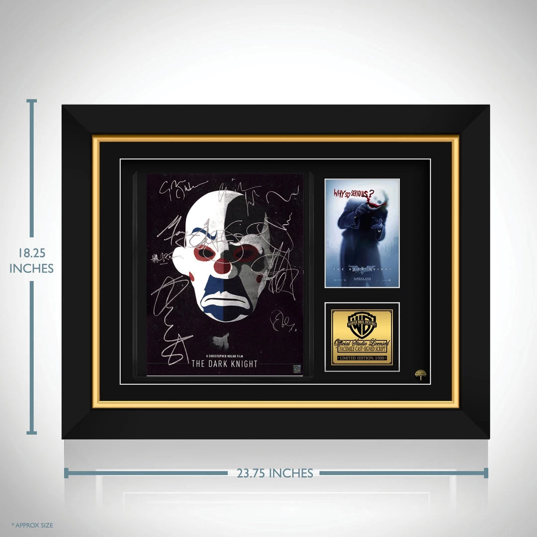 RARE-T The Dark Knight Movie Script Limited Signature Edition Studio Licensed Custom Frame Limited Edition Frames 9 RARE-T The Dark Knight Movie Script Limited Signature Edition Studio Licensed Custom Frame Limited Edition Frames