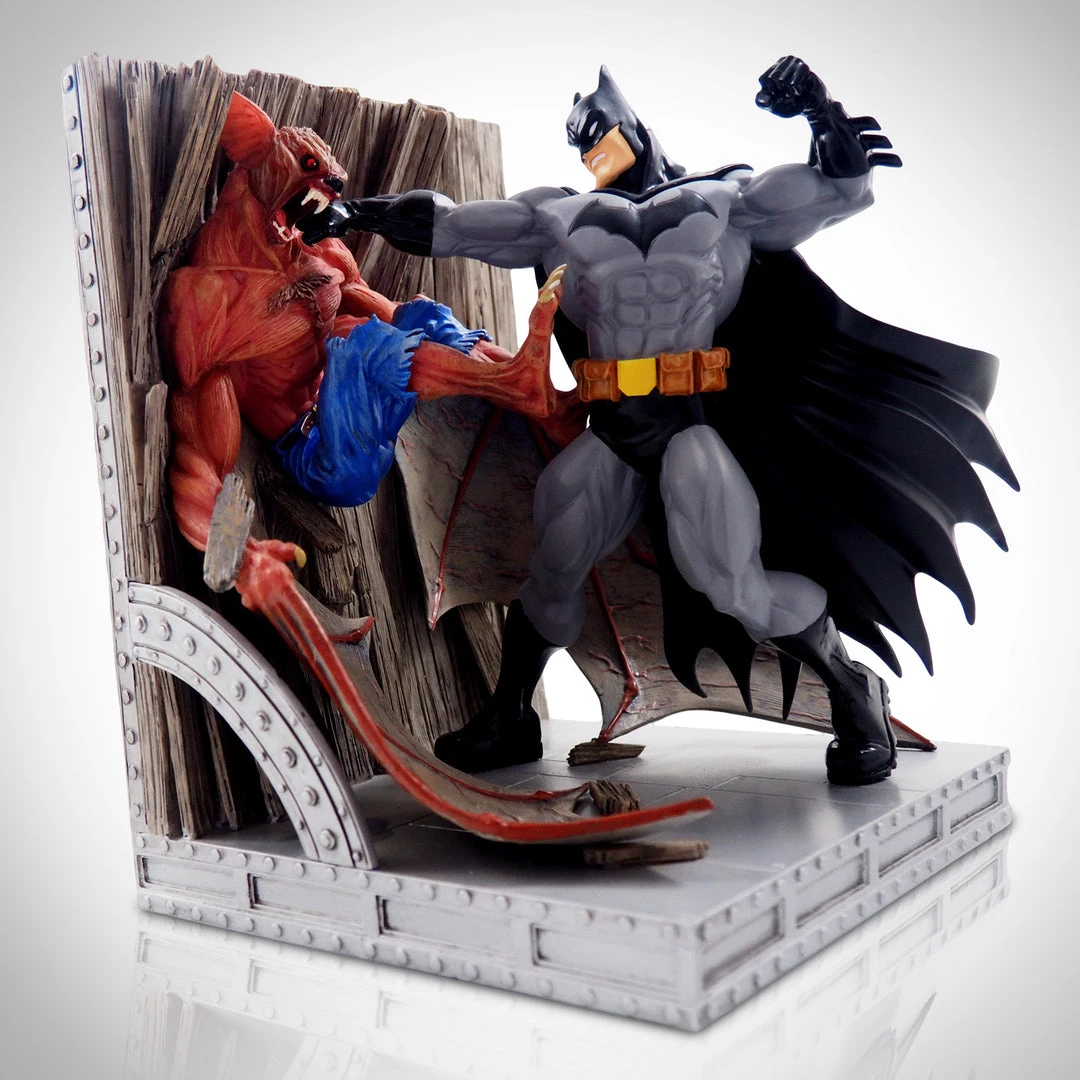 Jared Potts Collectible Statues Batman & Superman Destroying Enemies Limited Edition Porcelain Bookends By Artist Ed Mcguinness 3 Jared Potts Collectible Statues Batman & Superman Destroying Enemies Limited Edition Porcelain Bookends By Artist Ed Mcguinness