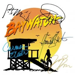 RARE-T Limited Edition Frames Baywatch Transcript Limited Signature Edition Studio Licensed Custom Frame