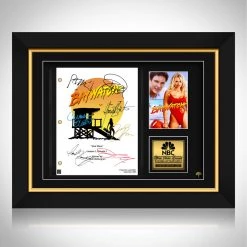 RARE-T Limited Edition Frames Baywatch Transcript Limited Signature Edition Studio Licensed Custom Frame