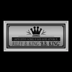 RARE-T Limited Edition Frames B.B. King Art Limited Signature Edition Studio Licensed Custom Frame