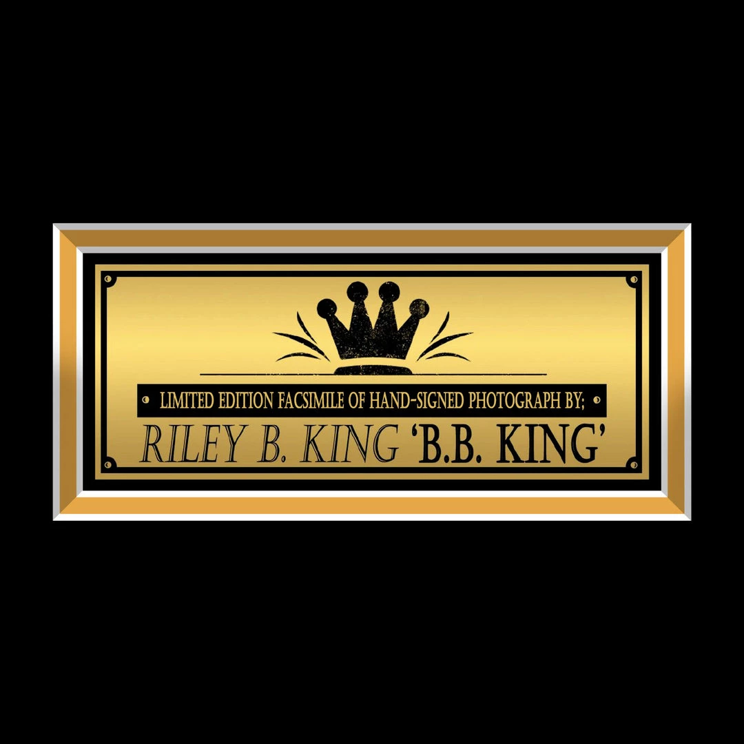 RARE-T B.B. King Photo Limited Signature Edition Studio Licensed Custom Frame Limited Edition Frames 4 RARE-T B.B. King Photo Limited Signature Edition Studio Licensed Custom Frame Limited Edition Frames