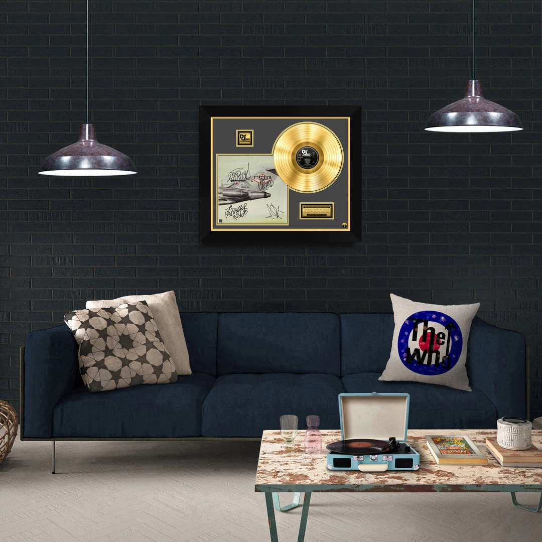 Rare-T Beastie Boys License To Ill Gold LP Limited Signature Edition Studio Licensed Custom Frame 7 Rare-T Beastie Boys License To Ill Gold LP Limited Signature Edition Studio Licensed Custom Frame