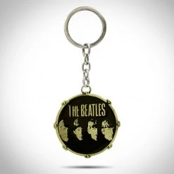 AZALEA The Beatles Logo Cast Bronze & Enamel Keychain Ready To Ship! 48 Hour Shipping!