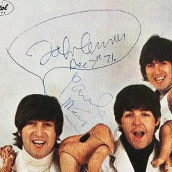 Rare-T Limited Edition Frames The Beatles Butcher Limited Signature Edition Studio Licensed Platinum LP Custom Frame