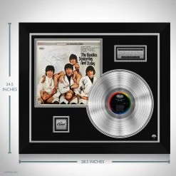 Rare-T Limited Edition Frames The Beatles Butcher Limited Signature Edition Studio Licensed Platinum LP Custom Frame