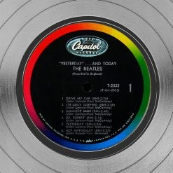 Rare-T Limited Edition Frames The Beatles Butcher Limited Signature Edition Studio Licensed Platinum LP Custom Frame