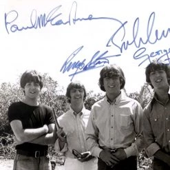 RARE-T The Beatles B&W Vintage Photo Limited Signature Edition Studio Licensed Custom Frame