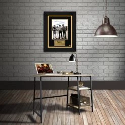 RARE-T The Beatles B&W Vintage Photo Limited Signature Edition Studio Licensed Custom Frame