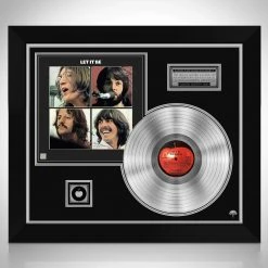 Rare-T The Beatles Let It Be Platinum LP Limited Signature Edition Studio Licensed Custom Frame Limited Edition Frames