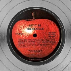 Rare-T The Beatles Let It Be Platinum LP Limited Signature Edition Studio Licensed Custom Frame Limited Edition Frames