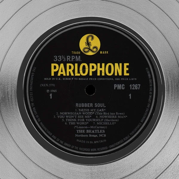 RARE-T Limited Edition Frames The Beatles Rubber Soul Platinum LP Limited Signature Edition Studio Licensed Custom Frame 4 RARE-T Limited Edition Frames The Beatles Rubber Soul Platinum LP Limited Signature Edition Studio Licensed Custom Frame