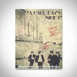 RARE-T The Beatles A Hard Day's Night Script Limited Signature Edition Studio Licensed Custom Frame Limited Edition Frames