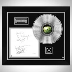 RARE-T The Beatles White Album No.0000001 Platinum LP Limited Signature Edition Black Matting Custom Frame Limited Edition Frames