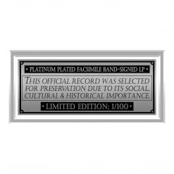 Rare-T Limited Edition Frames The Beatles White Album No.0000001 Platinum LP Limited Signature Edition White Matting Custom Frame