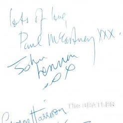 RARE-T The Beatles White Album No.0000001 LP Cover Limited Signature Edition Black Matting Custom Frame