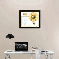 RARE-T Limited Edition Frames The Beatles White Album No.0000001 Gold LP Limited Signature Edition White Matting Custom Frame