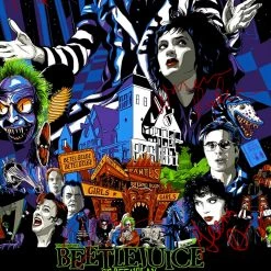 RARE-T Limited Edition Frames Beetlejuice Script Limited Signature Edition Studio Licensed Custom Frame