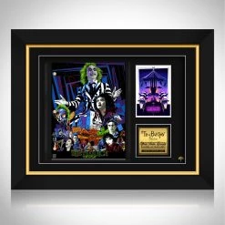 RARE-T Limited Edition Frames Beetlejuice Script Limited Signature Edition Studio Licensed Custom Frame