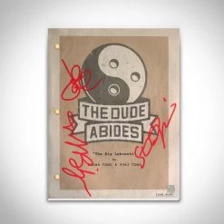 RARE-T The Big Lebowski- Limited Signature Edition Studio Licensed Script Custom Frame