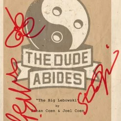 RARE-T The Big Lebowski- Limited Signature Edition Studio Licensed Script Custom Frame