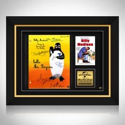 RARE-T Billy Madison Transcript Limited Signature Edition Studio Licensed Custom Frame Limited Edition Frames