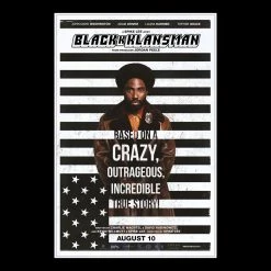 RARE-T BlacKkKlansman Script Limited Signature Edition Studio Licensed Custom Frame