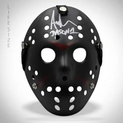PPC Friday The 13th - Jason Vorhees - Beckett Witnessed Certified Hand-Signed Mask By Ari Lehman Signed Memorabilia