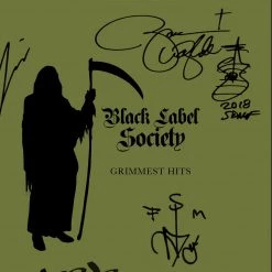 RARE-T Black Label Society - Grimmest Hits Limited Signature Edition Studio Licensed LP Cover Custom Frame Limited Edition Frames