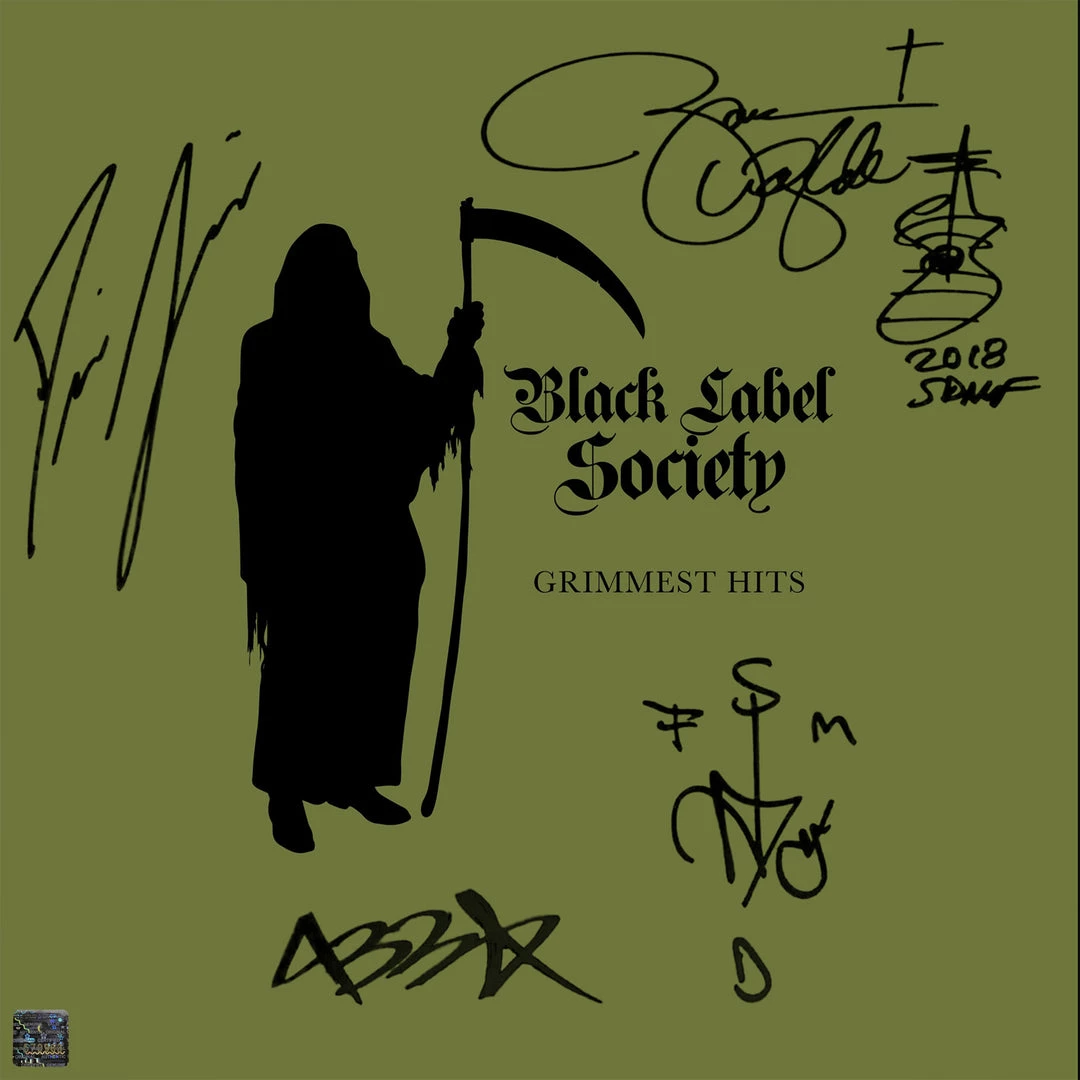 Rare-T Black Label Society Grimmest Hits Gold LP Limited Signature Edition Studio Licensed Custom Frame Limited Edition Frames 4 Rare-T Black Label Society Grimmest Hits Gold LP Limited Signature Edition Studio Licensed Custom Frame Limited Edition Frames