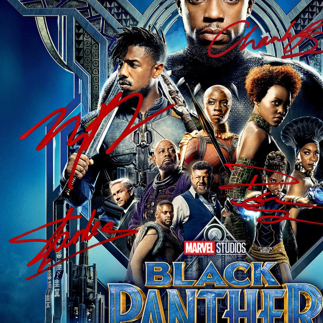 RARE-T Black Panther Movie Soundtrack Limited Signature Edition Studio Licensed LP Cover Custom Frame Limited Edition Frames 5 RARE-T Black Panther Movie Soundtrack Limited Signature Edition Studio Licensed LP Cover Custom Frame Limited Edition Frames