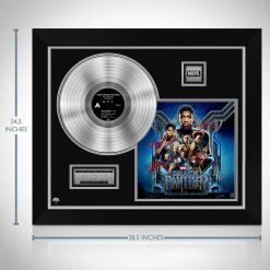 RARE-T Black Panther Movie Soundtrack Platinum LP Limited Signature Edition Custom Frame Limited Edition Frames 19 RARE-T Black Panther Movie Soundtrack Platinum LP Limited Signature Edition Custom Frame Limited Edition Frames