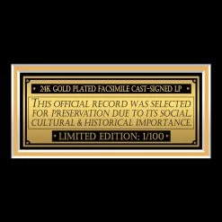 RARE-T Black Panther Movie Soundtrack Gold LP Limited Signature Edition Custom Frame Limited Edition Frames