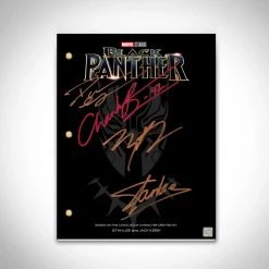 RARE-T Black Panther Script Limited Signature Edition Studio Licensed Custom Frame