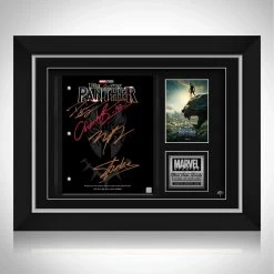 RARE-T Black Panther Script Limited Signature Edition Studio Licensed Custom Frame